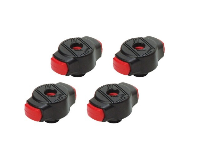 TAMA QC8B4 Quick-Set Cymbal Mate M8 Threads Quick-Release Cymbal Nuts, 4-Pack