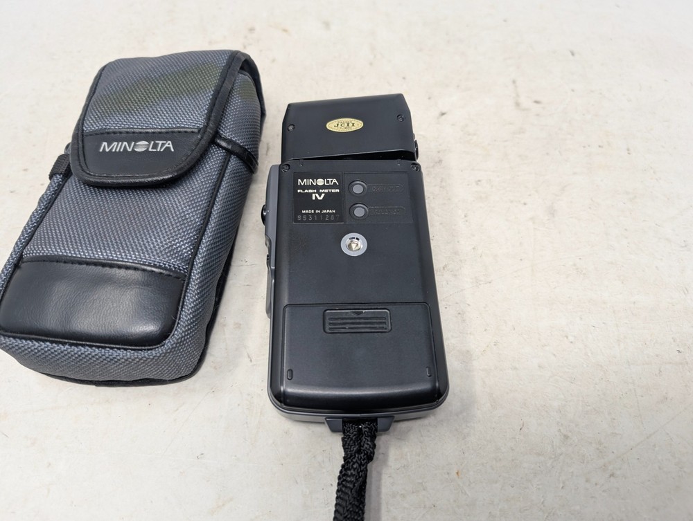 Minolta Flash Meter IV w/ Dome, Case, Strap (103)