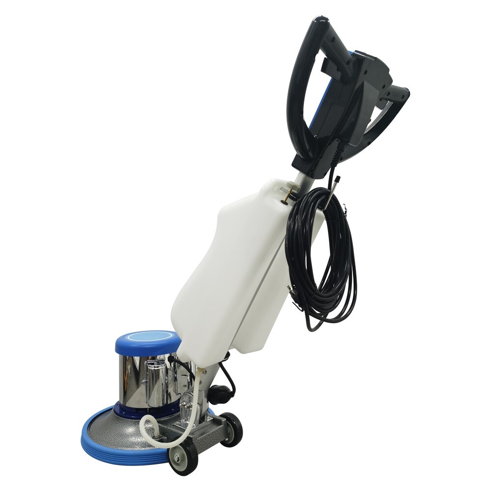 17" Multi-functional Floor Scrubber Buffer Heavy Duty Polisher Machine 1.5HP