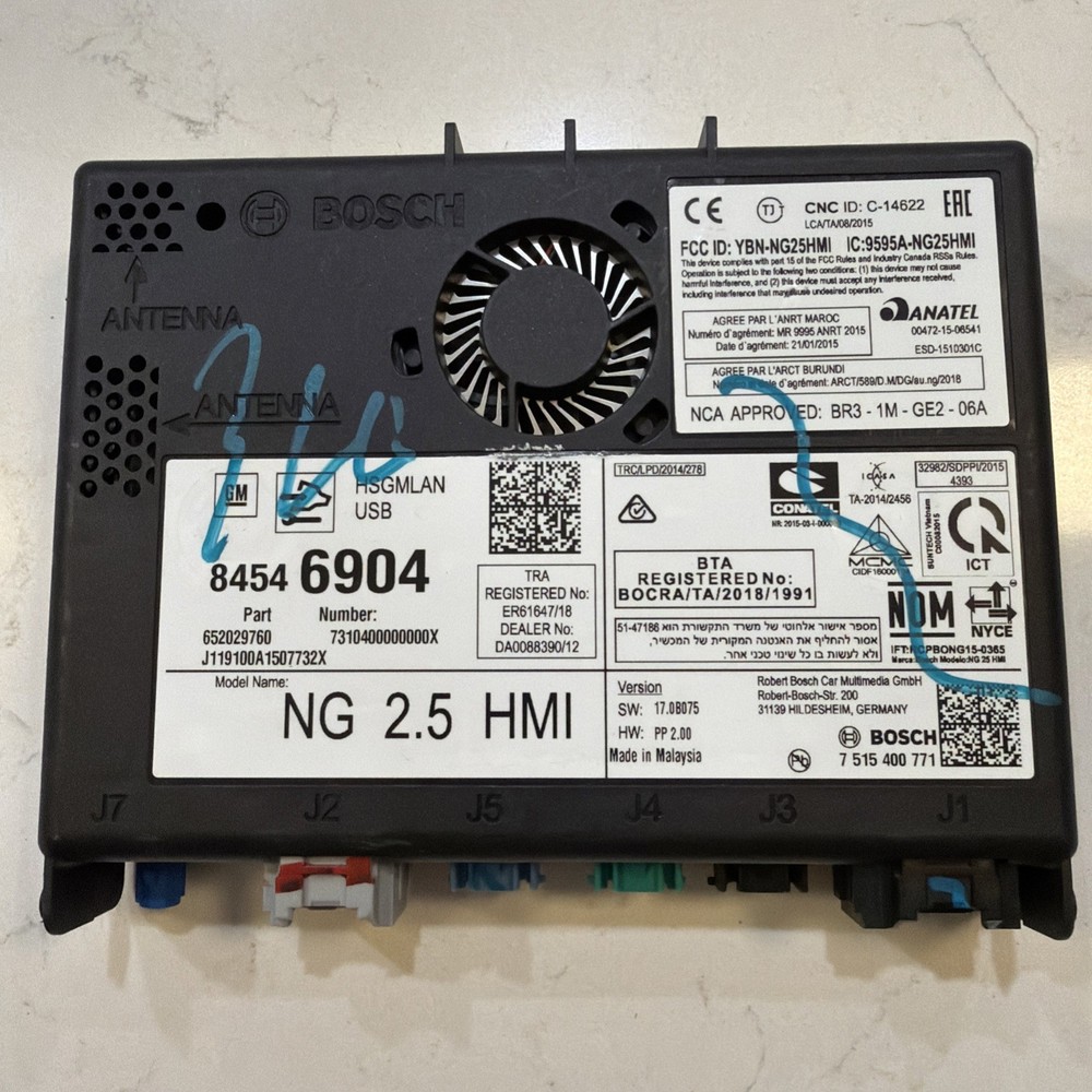 2018-2020 GM HUMAN MACHINE INTERFACE HMI MODULE OEM *UNLOCK EXTRA FEE* 84546904