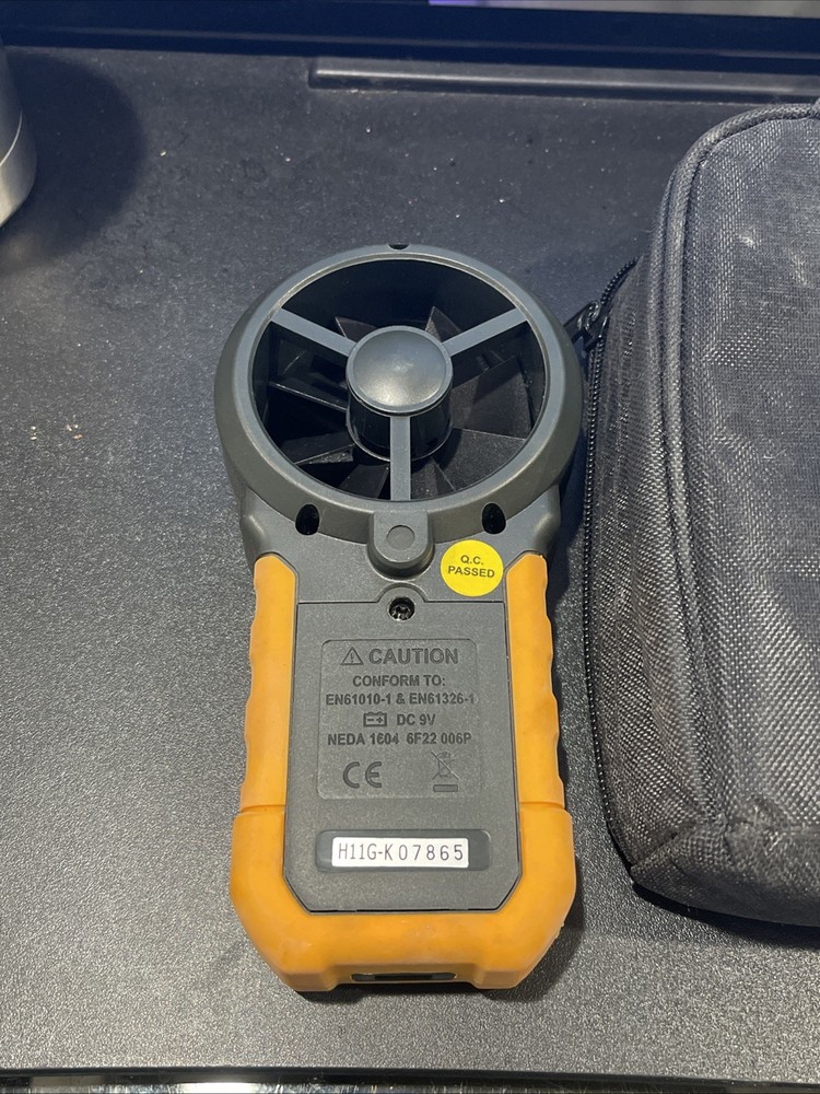 Peakmeter MS6252A Digital Anemometer with Carrying Case