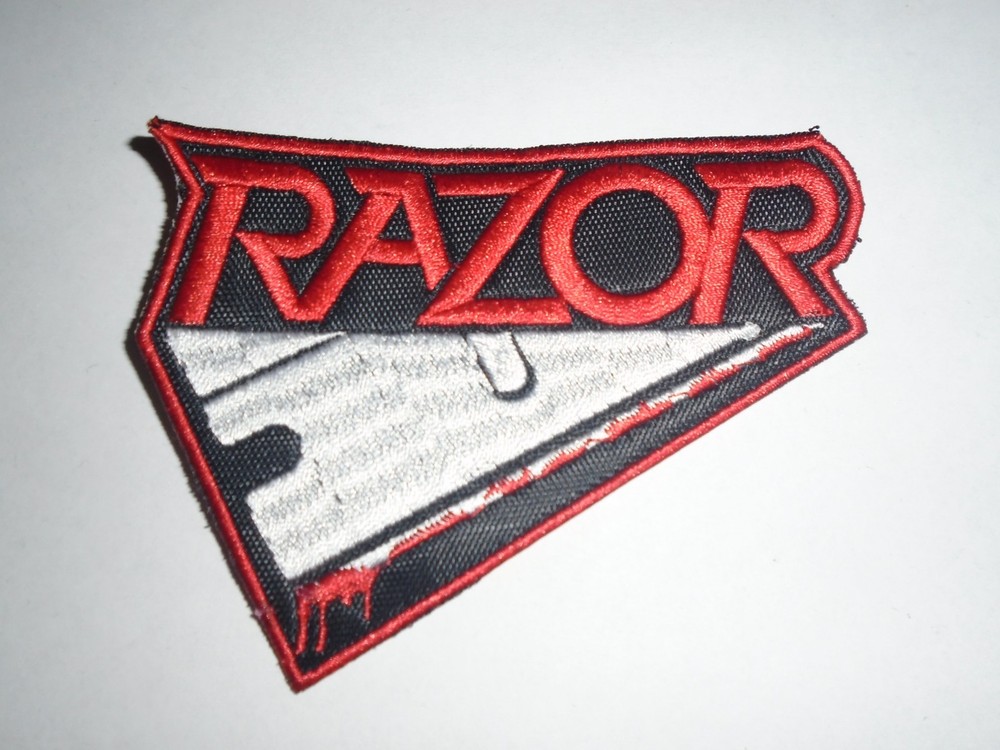 RAZOR THRASH METAL EMBROIDERED PATCH