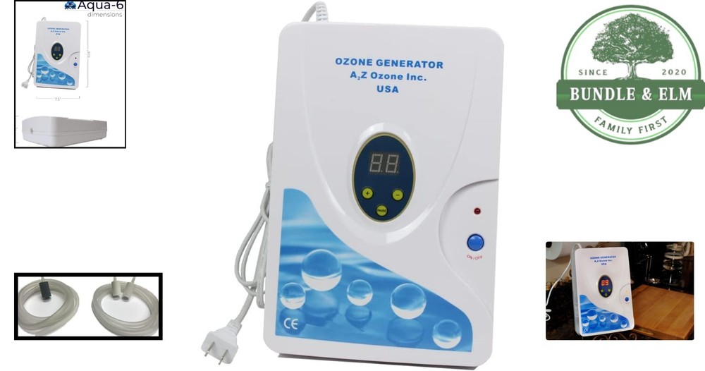 Efficient Ozone Generator Producing 120 mg/hour with Automation Features
