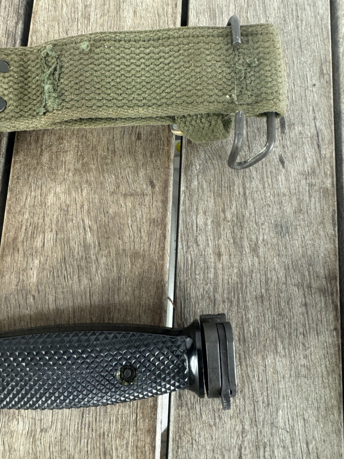 Vietnam Era M-7 COLT BAYONET AND SCABBARD MADE BY Colt Excellent ! 1963