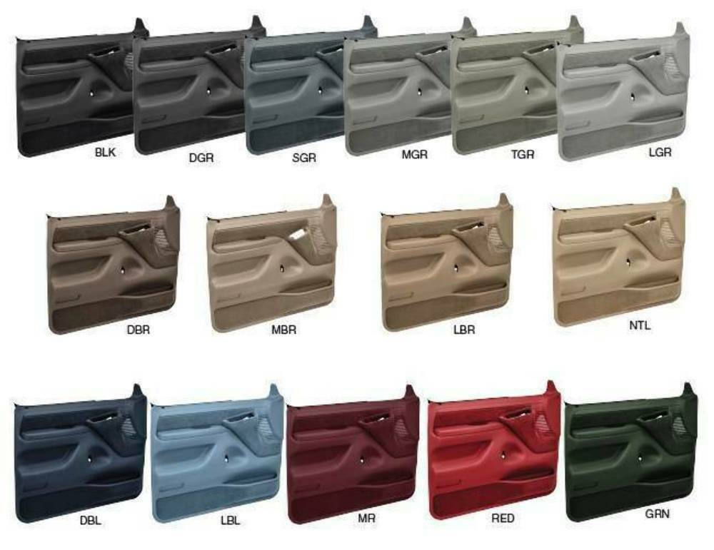 Coverlay 17-92 for 99-02 VW Beetle Light Gray Replacement Door Panel Insert