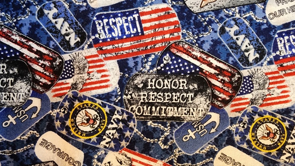 Navy Deluxe King Size Handmade Cotton Pillowcase.