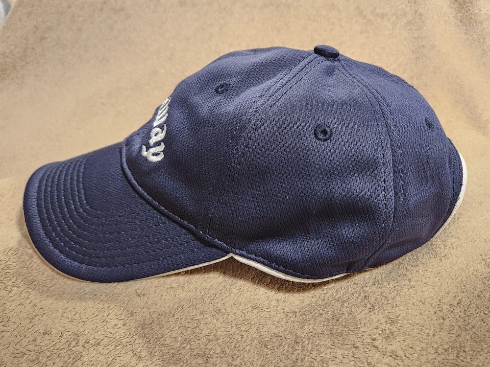 Callaway X-Series Golf Navy Blue Adjustable Hook & Loop Golfers Cap Hat