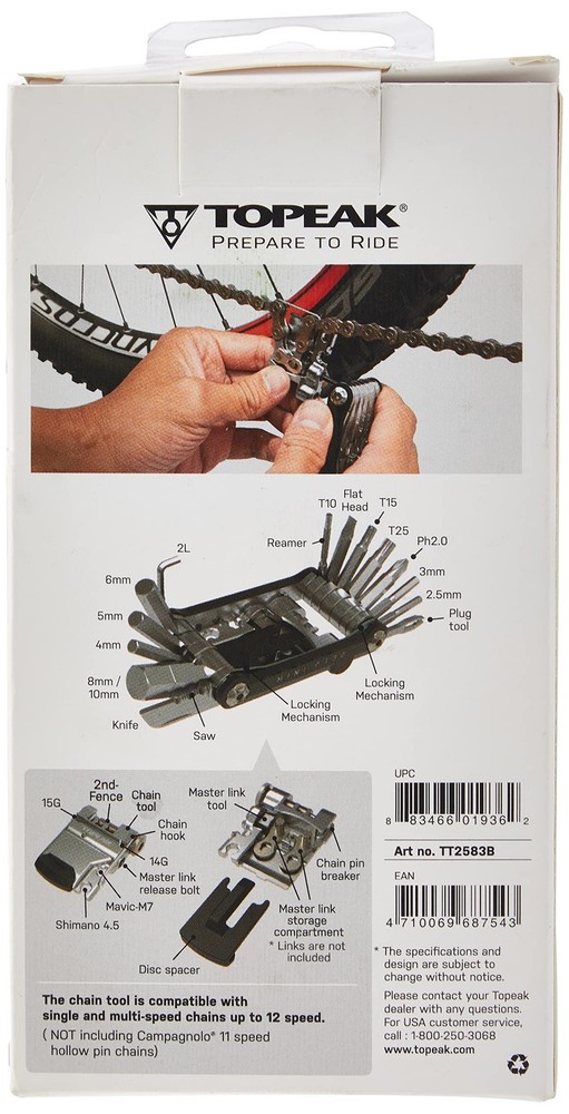 Unisex's PT30 Tools, Black, Size