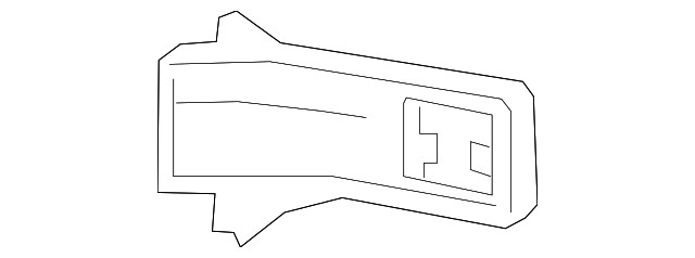 Genuine GM Front Driver Side Clearance Lamp 84468925