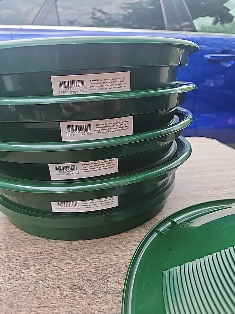 Gold Pan Panning Classifier Mesh Screen Sifter (5 FIVE) Piece Set!