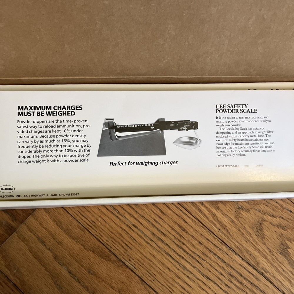 Lee Precision Powder Measure Kit (90100) NOS