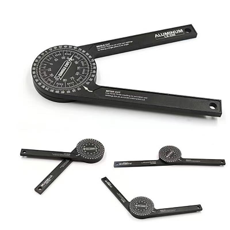 360° Woodworking Protractor Horizontal Angle Gauge Positioning Angle Gauge 1PCS
