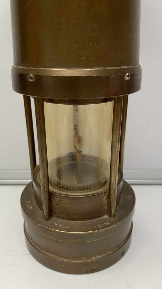 Vintage E. Thomas & Williams Cambrian Brass Miners Lamp