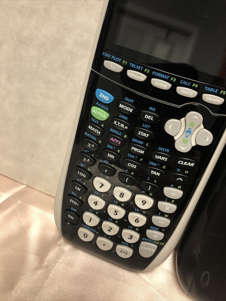 Texas Instruments TI-84 Plus C Silver Edition Graphing Calculator W/ Cover Case