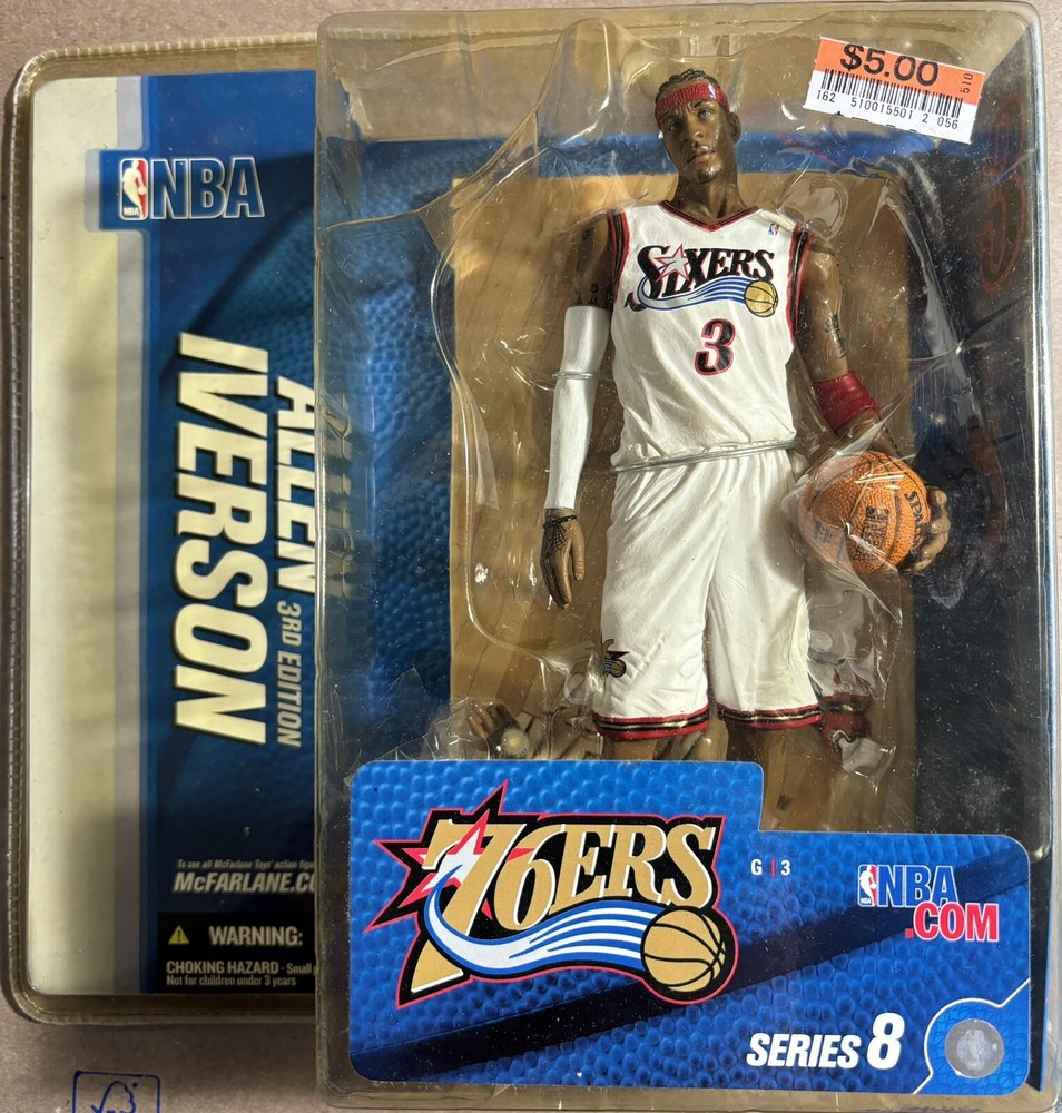 McFarlane Toys ALLEN IVERSON SERIES 8 FIGURE UNOPENED RARE!!