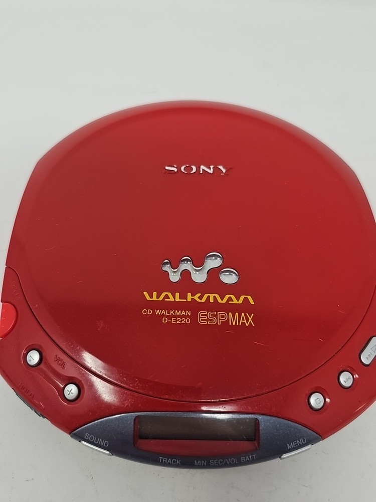 Sony Walkman D-E220 Portable CD Player ESPMAX Tested And Working