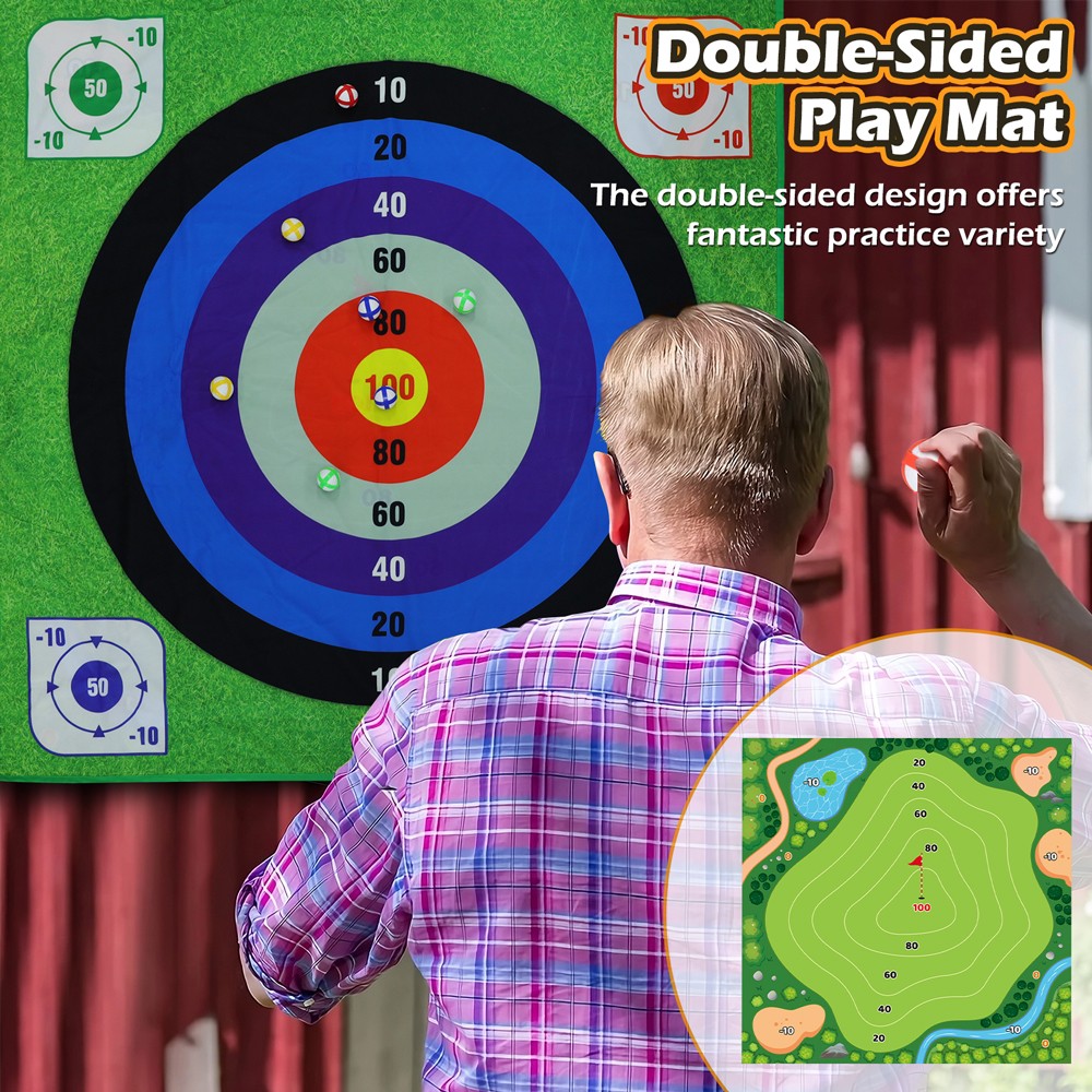 Golf Chipping Game Battle Golf Play Set for Kids Adults Indoor Outdoor Backyard