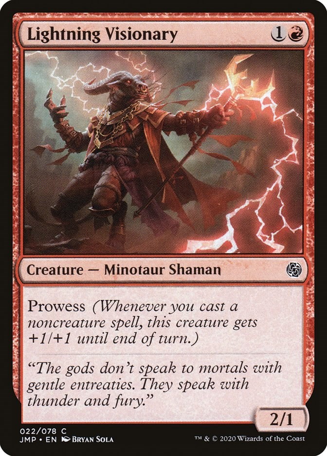 Lightning Visionary Jumpstart 22 MTG LP