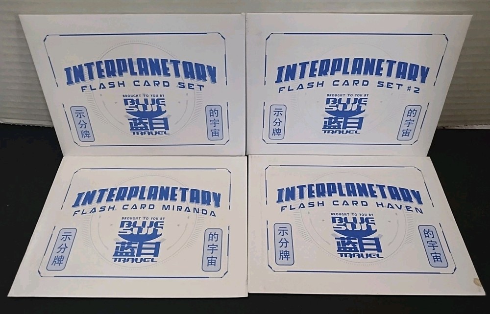 Loot Firefly Interplanetary Flash Card Sets #1, #2, Miranda and Haven