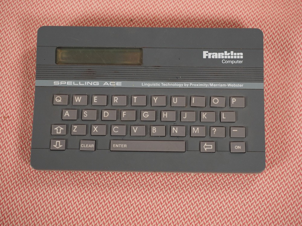 Franklin Computer Spelling Ace SA-98 Electronic Spell Checker 1987
