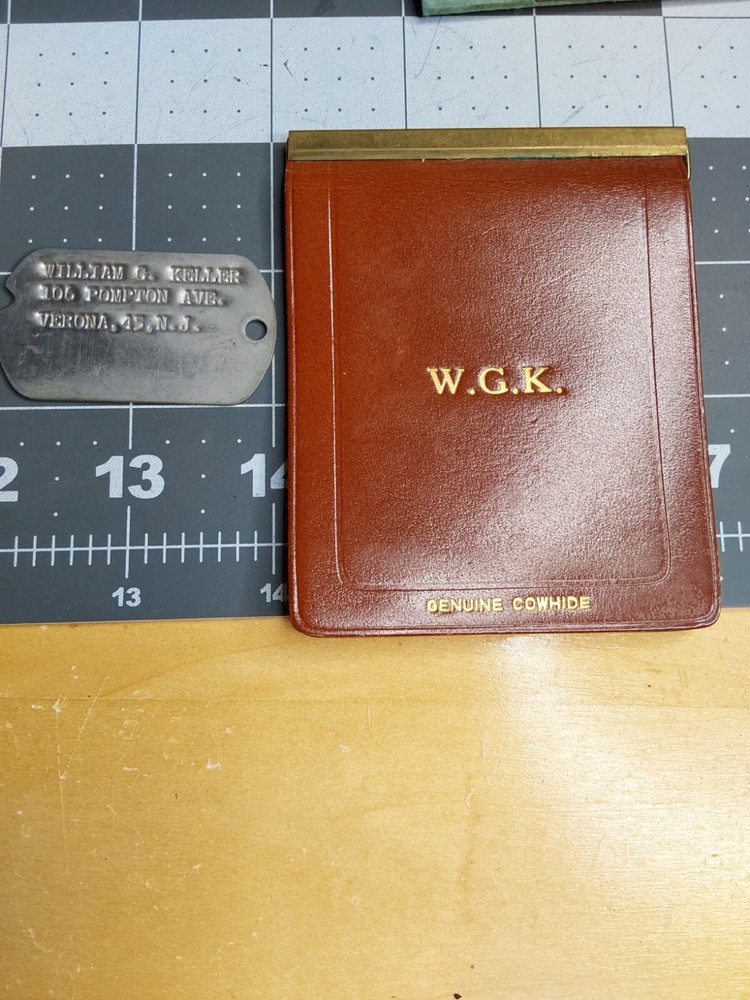 WWII US Army Dog Tag William G Keller