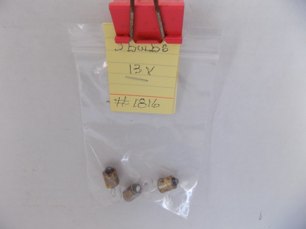 # 1816  MINI BULBS  3 PK. UNBRANDED  NEW