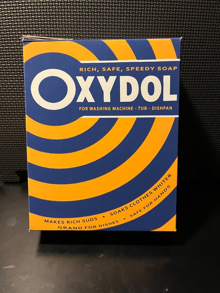 Oxydol detergent - Empty custom design display box