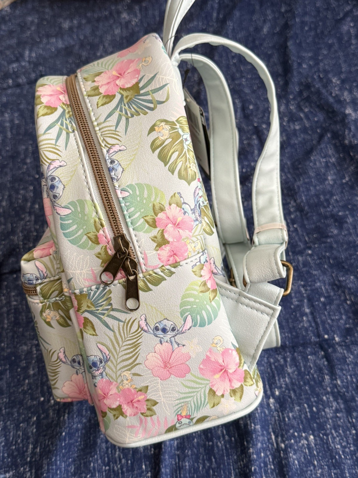 Loungefly Disney Lilo & Stitch Tropical Floral Mini Backpack New with tags