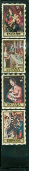 Spain Paintings , 4 stamps
