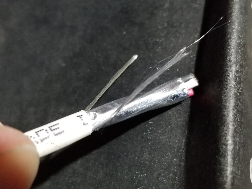 Carol E2204S 18/4C Shielded Control/Communications Cable Plenum CMP White /50ft