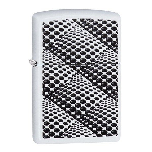 Zippo Dots and Boxes White Matte 29416