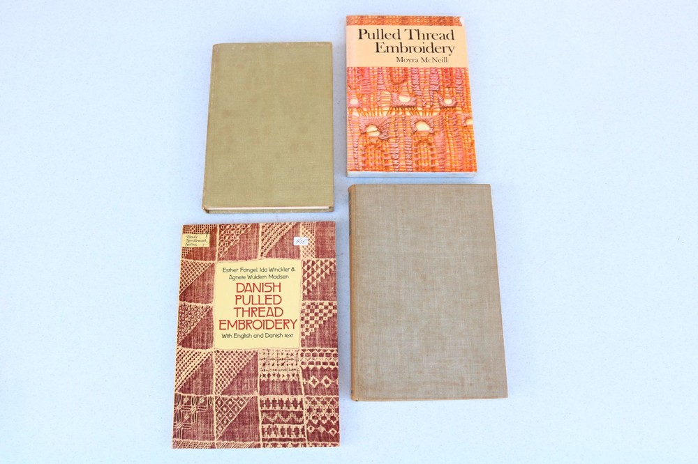 Books Danish pulled Thread Embroidery Stitch Handbook Dictionary Handy CRAFT OO