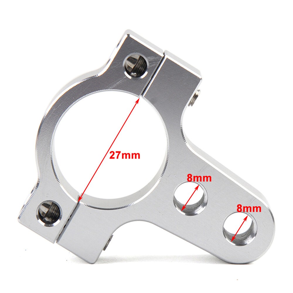 Motorcycle 27MM Steering Damper Fork Frame Mounting Clamp Bracket Foot Fixer