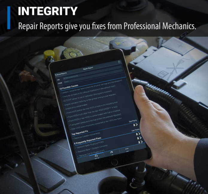 Bluetooth Pro OBDII Scan Tool–No Subscription, OBD2 Scanner for iPhone & Android