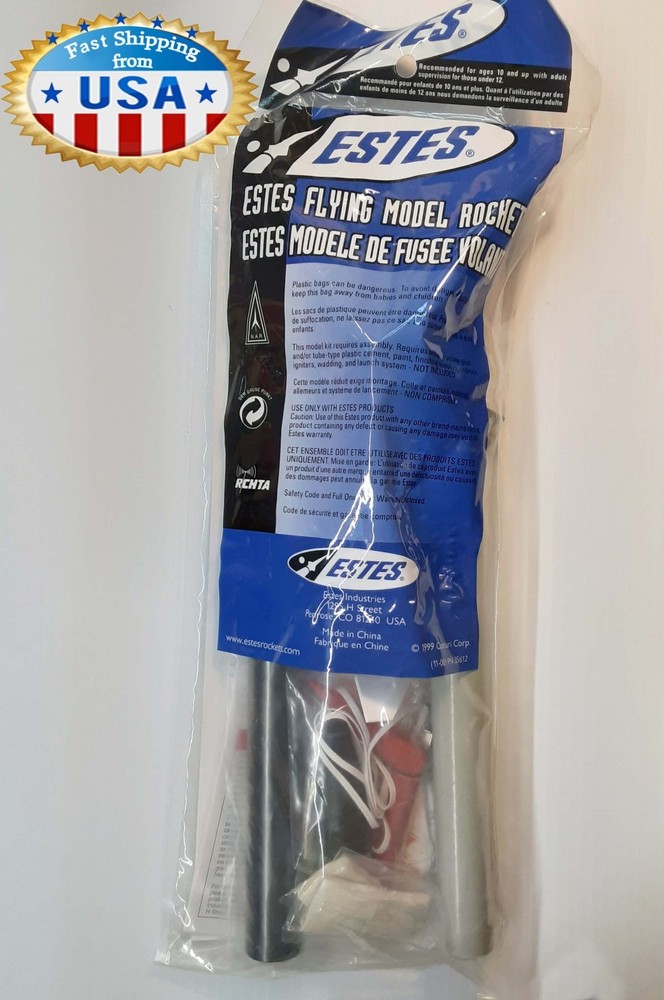 ESTES, Fireflash 2159, Flying Model Rocket E2X Series -New & Sealed Year- 2001