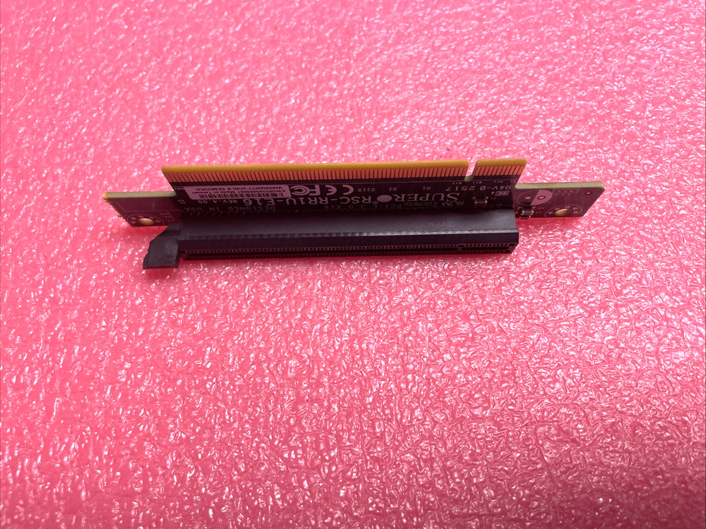 NICE supermircro RSC-RR1U-E16 1U PCI-E X 16 RISER CARD** WORKING **