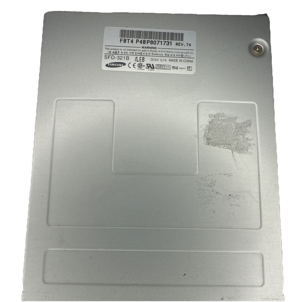 Samsung SFD-321B Internal 3.5" Floppy Disk Drive No Bezel