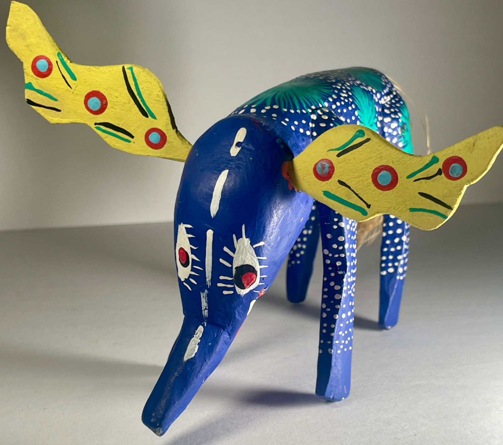 Manuel Jimenez~Oaxaca Alebrije Wood Animal Carving! Rare Early Piece of His!