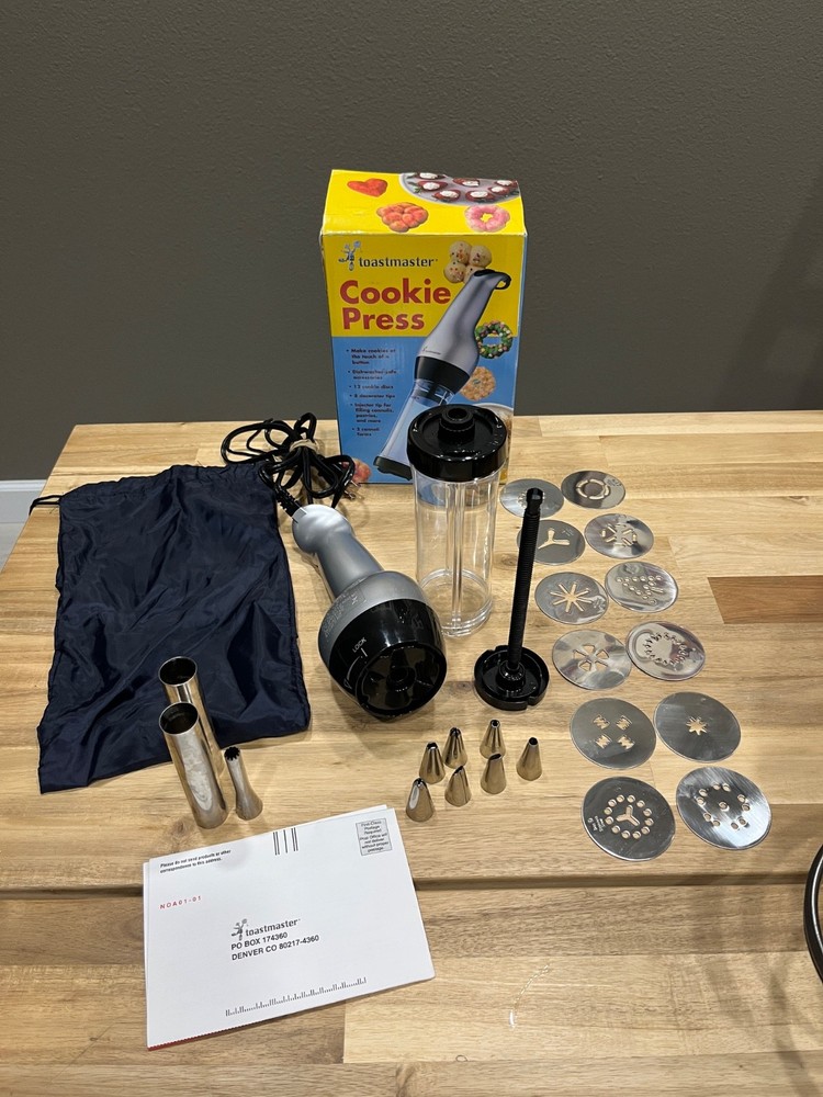 Toastmaster Cookie Press - with original box
