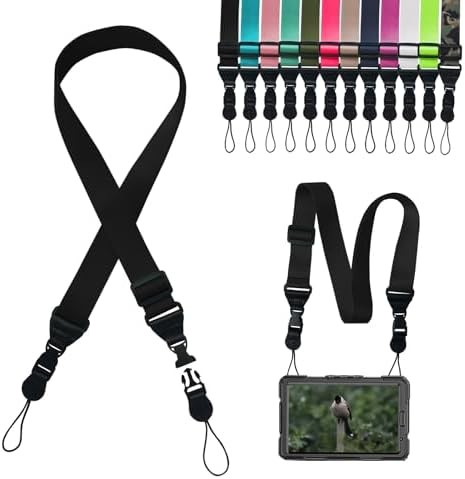 Adjustable shoulder strap nylon lanyard for devices