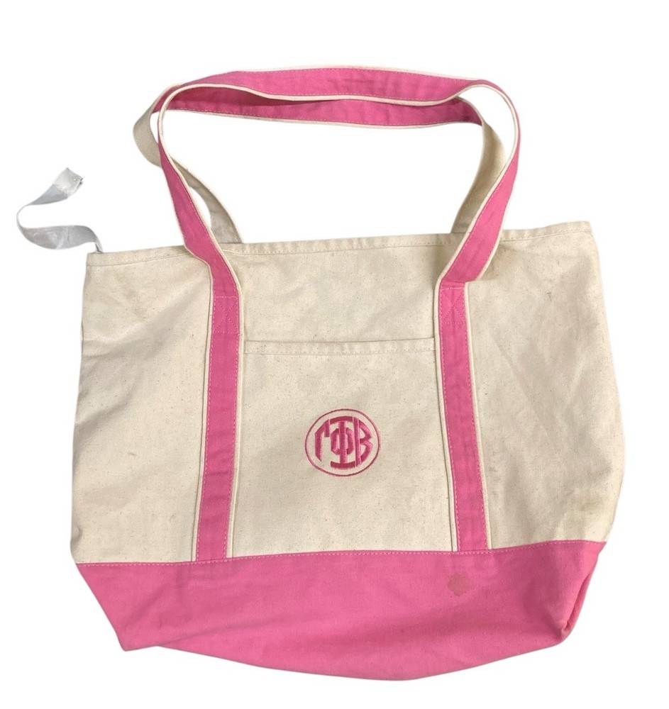 Hyp Tote Bag Pink Canvas