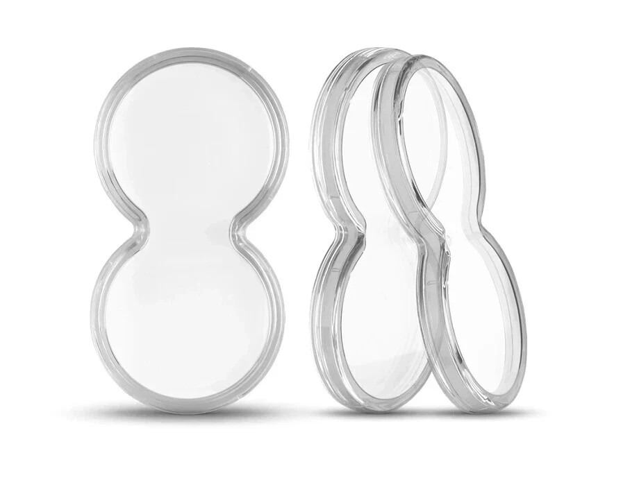 DUO CAPSULE – Infinity double coin STACKABLE capsule **No Precious Metals**