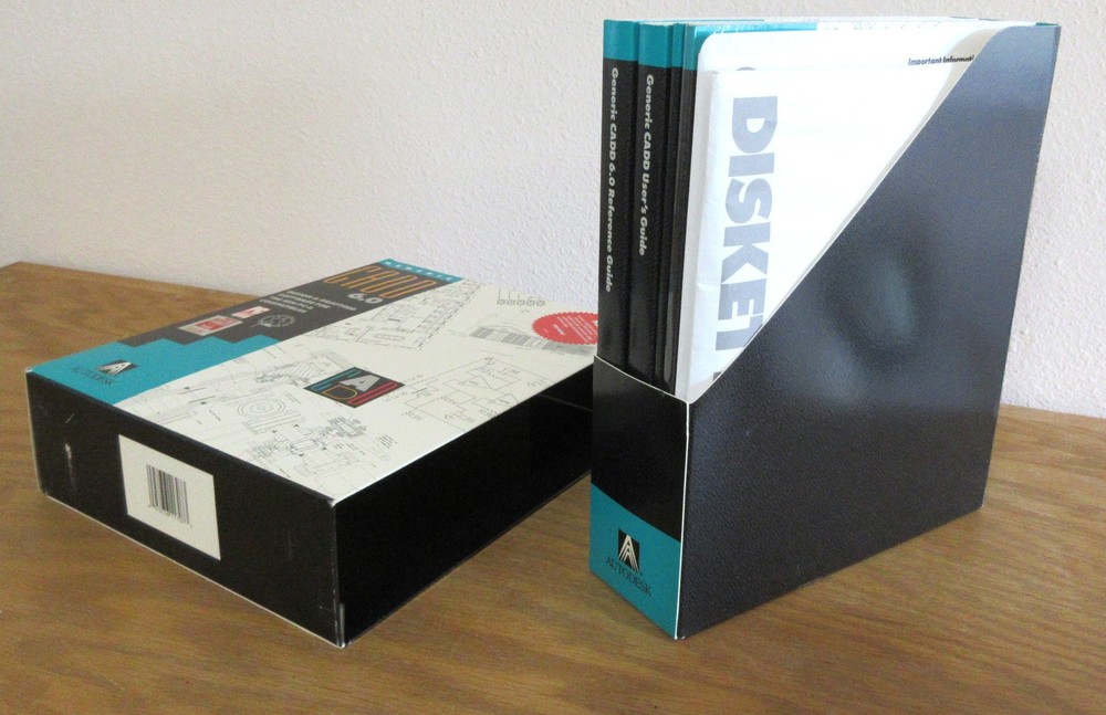(O) Generic CADD 6.0 Design & Drafting Software, IBM, PC, Autodesk, 1991