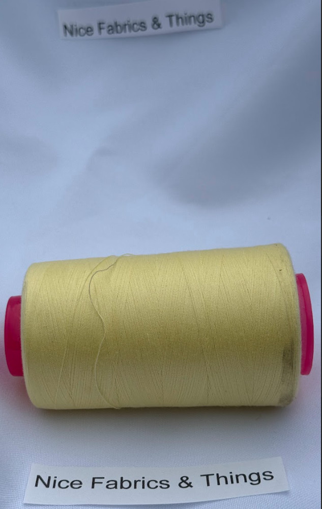 50 Spools - Light Yellow A020 Multi Purpose Sewing Thread