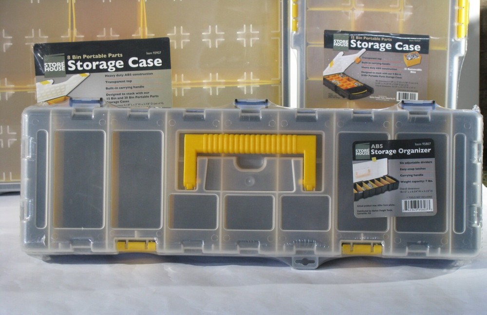 Portable Parts Storage Case Four Pack Bundle