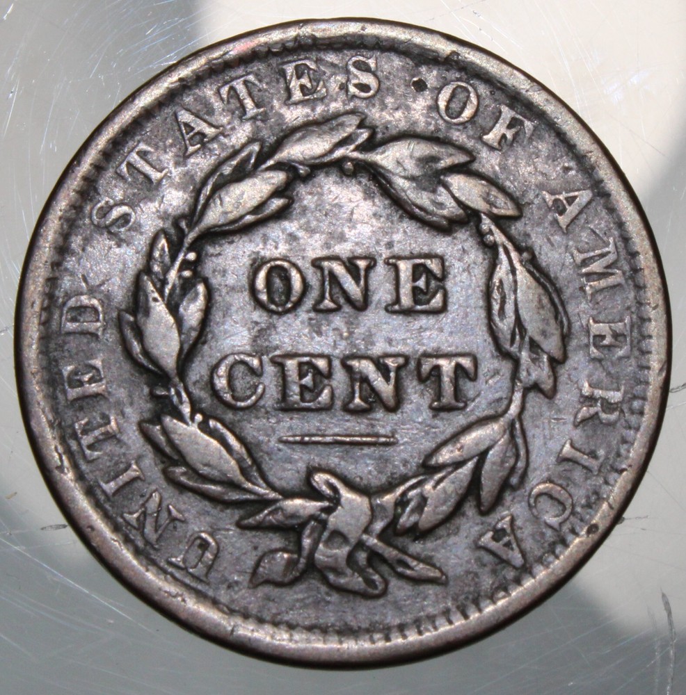 1837 Coronet Head Large Cent, N- 12 - Fine !!