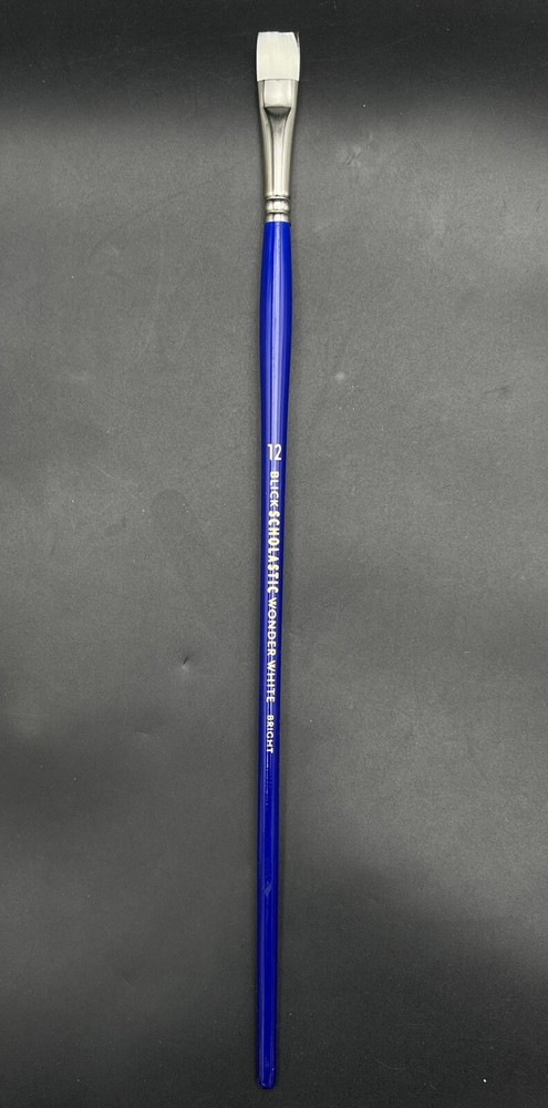Blick Scholastic Wonder White Brush Bright Long Handle Size 12