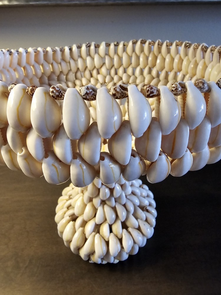Seashell Pedestal Basket
