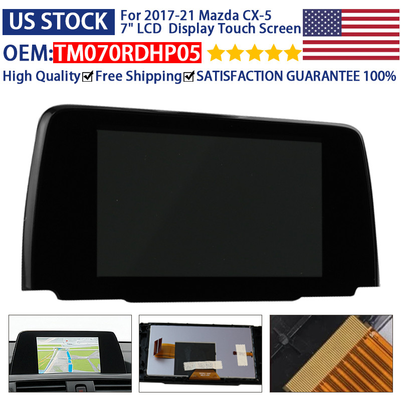 7" LCD Display Touch Screen Radio Navigation Replacement For 2017-21 Mazda CX-5