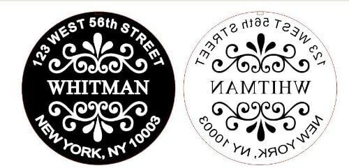 Custom Embosser - Personalize with Name & Address - Hand-Held Embossing Stamp